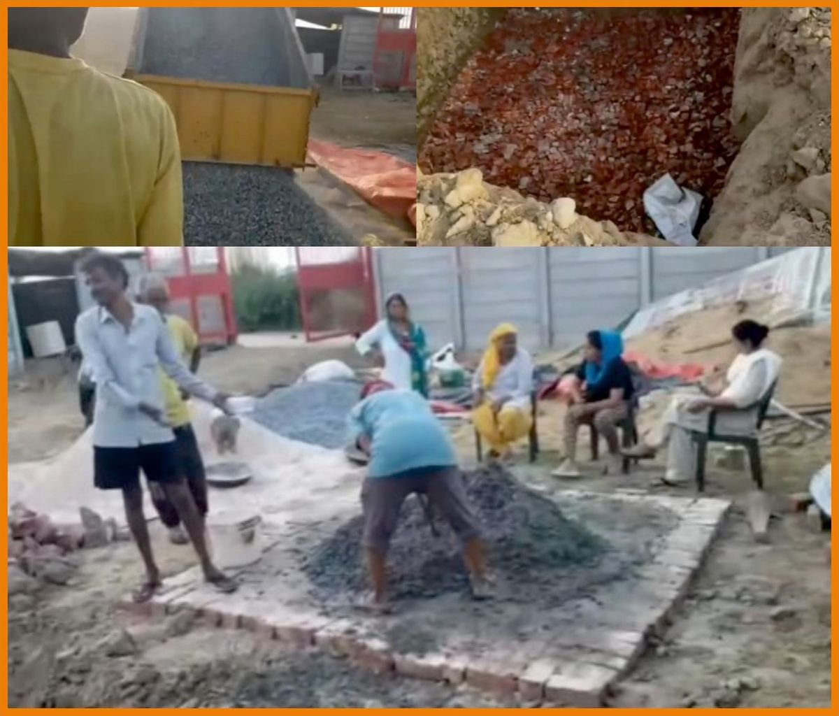 Daily care work at the gaushala